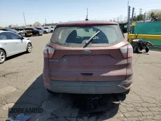 2018 Ford Escape S with VIN 1FMCU0F75JUC94927, listed as a Copart auction lot 52801365 with 81,683 mi miles and Salvage Title. Bid and sale history available at carsss.com. Image 6.