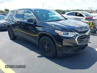 2019 Chevrolet Traverse LS z VIN 1GNERFKW0KJ208934, wystawiony jako IAAI lot #42237834 z przebiegiem 75 685 mil mil oraz . Historia ofert i sprzedaży dostępna na DreamBid. Obrazek 1.