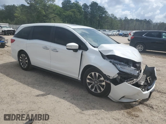 2022 Honda Odyssey EX-L с VIN 5FNRL6H71NB002691, выставлен на аукционе Copart как лот 51344185 с пробегом 62 820 миль миль и Списание • Salvage title. История ставок и продаж доступна на DreamBid. Изображение 4.