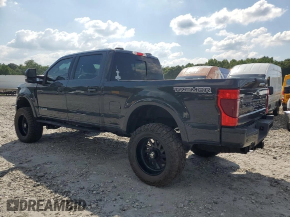 2021 Ford F-250 XL with VIN 1FT8W2BT8MEC50423, listed as a Copart auction lot 66489585 with 43,273 mi miles and Salvage title. Bid and sale history available at DreamBid. Image 2.