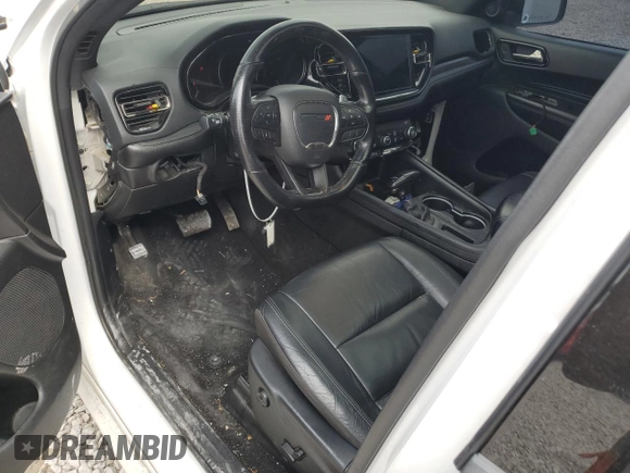 2021 Dodge Durango GT with VIN 1C4RDHDG0MC740413, listed as a Copart auction lot 61187195 with 123,908 mi miles and Salvage title. Bid and sale history available at DreamBid. Image 8.
