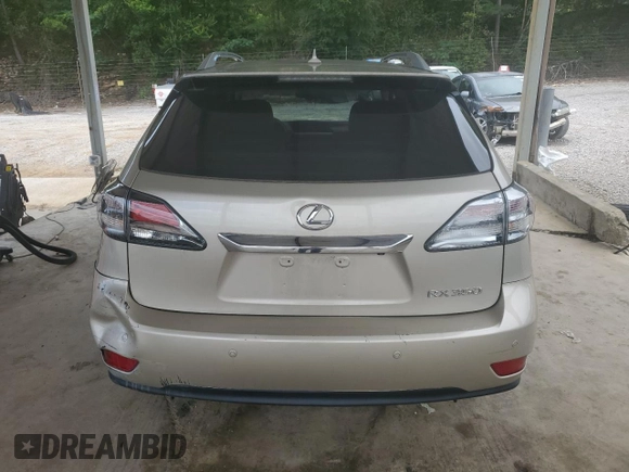 2012 Lexus RX 350 z VIN 2T2ZK1BA4CC081717, wystawiony jako Copart lot #58783105 z przebiegiem 166 897 mil mil oraz Szkoda całkowita • Salvage title. Historia ofert i sprzedaży dostępna na DreamBid. Obrazek 6.
