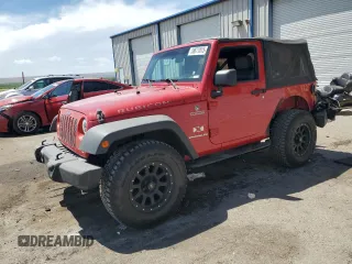 2007 Jeep Wrangler X with VIN 1J4FA241X7L111017, listed as a Copart auction lot 58871815 with 118,566 mi miles and Salvage title. Bid and sale history available at DreamBid. Image 1.