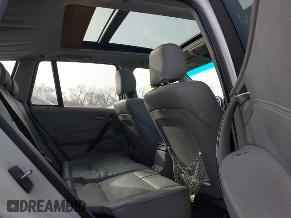 2007 BMW X3 3.0si with VIN WBXPC93437WF09134, listed as a IAAI auction lot 41790009 with 222,050 mi miles and . Bid and sale history available at DreamBid. Image 8.