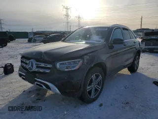 2022 Mercedes-Benz GLC 300 with VIN W1N0G8EB7NV353357, listed as a Copart auction lot 45248695 with 9,085 mi miles and Salvage Title. Bid and sale history available at DreamBid. Image 1.