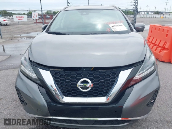 2021 Nissan Murano SV z VIN 5N1AZ2BJ4MC114286, wystawiony jako IAAI lot #42529400 z przebiegiem 77 957 mil mil oraz . Historia ofert i sprzedaży dostępna na DreamBid. Obrazek 6.