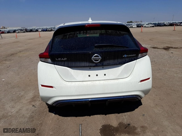 2019 Nissan LEAF SV with VIN 1N4AZ1CPXKC313377, listed as a Copart auction lot 48001183 with NaN miles. Bid and sale history available at carsss.com. Image 6.