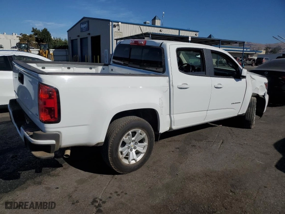 2022 Chevrolet Colorado 2WD LT with VIN 1GCGSCEA5N1108501, listed as a Copart auction lot 75758904 with 18,661 mi miles and Salvage Title. Bid and sale history available at carsss.com. Image 3.