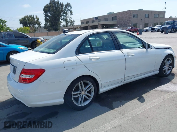 2013 Mercedes-Benz C 250 Sport with VIN WDDGF4HB7DR291503, listed as a IAAI auction lot 42132021 with 118,289 mi miles and . Bid and sale history available at carsss.com. Image 4.