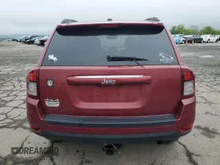 2016 Jeep Compass Latitude with VIN 1C4NJDEB7GD573274, listed as a Copart auction lot 55569755 with 175,162 mi miles and Salvage Title. Bid and sale history available at DreamBid. Image 6.