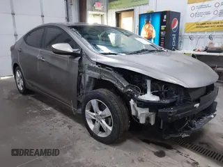 2013 Hyundai Elantra GLS with VIN 5NPDH4AE1DH243966, listed as a IAAI auction lot 41393533 with 121,003 mi miles and . Bid and sale history available at DreamBid. Image 1.