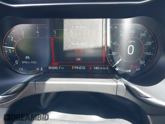 2019 Ford Mustang EcoBoost with VIN 1FA6P8TH7K5119181, listed as a IAAI auction lot 42531504 with 80,292 mi miles and . Bid and sale history available at DreamBid. Image 15.