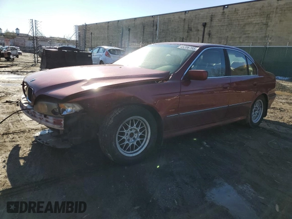 1999 BMW 5 Series 528iA with VIN WBADM6332XBY20915, listed as a Copart auction lot 45206785 with 165,946 mi miles and Salvage Title. Bid and sale history available at carsss.com. Image 1.