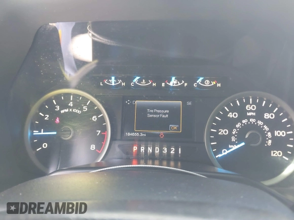 2016 Ford F-150 XL with VIN 1FTMF1C83GFA31273, listed as a IAAI auction lot 41584700 with 184,655 mi miles. Bid and sale history available at carsss.com. Image 7.