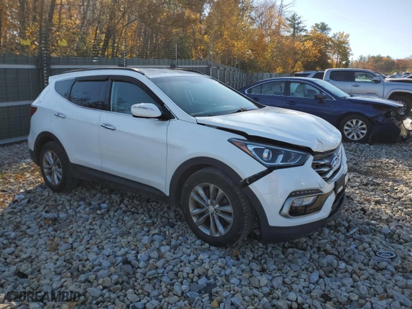 2017 Hyundai Santa Fe Sport 2.0T with VIN 5XYZUDLA3HG397569, listed as a Copart auction lot 77360944 with NaN miles and Salvage Title. Bid and sale history available at carsss.com. Image 4.