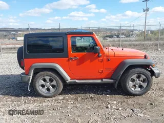 2015 Jeep Wrangler Sport with VIN 1C4AJWAG7FL582721, listed as a IAAI auction lot 41989505 with 102,961 mi miles. Bid and sale history available at carsss.com. Image 13.