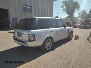 2011 Land Rover Range Rover HSE with VIN SALME1D46BA356397, listed as a Copart auction lot 60637585 with 105,160 mi miles and Clean title. Bid and sale history available at DreamBid. Image 4.