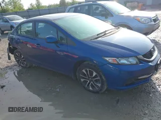 2013 Honda Civic EX with VIN 19XFB2F84DE059448, listed as a IAAI auction lot 42163502 with 113,049 mi miles and . Bid and sale history available at DreamBid. Image 1.