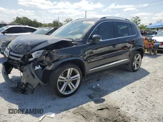 2016 Volkswagen Tiguan R-Line with VIN WVGAV7AX0GW071583, listed as a Copart auction lot 53934145 with 138,458 mi miles and Salvage title. Bid and sale history available at DreamBid. Image 1.