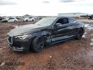 2018 Infiniti Q60 Sport z VIN JN1EV7EK5JM340008, wystawiony jako Copart lot #59180555 z przebiegiem 65 856 mil mil oraz Szkoda całkowita • Salvage title. Historia ofert i sprzedaży dostępna na DreamBid. Obrazek 1.