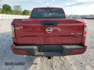 2024 Nissan Frontier SL with VIN 1N6ED1EK4RN659447, listed as a Copart auction lot 53338105 with 4,895 mi miles and Salvage title. Bid and sale history available at DreamBid. Image 6.