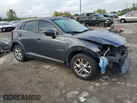 2017 Mazda CX-3 Sport with VIN JM1DKDB72H0175391, listed as a Copart auction lot 72988784 with 66,120 mi miles and Salvage Title. Bid and sale history available at carsss.com. Image 4.