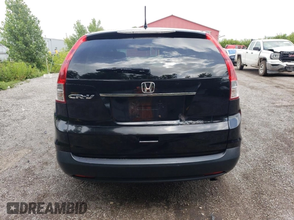 2012 Honda CR-V LX with VIN 2HKRM3H37CH001956, listed as a Copart auction lot 63913895 with 267,588 mi miles and Clean title. Bid and sale history available at DreamBid. Image 6.
