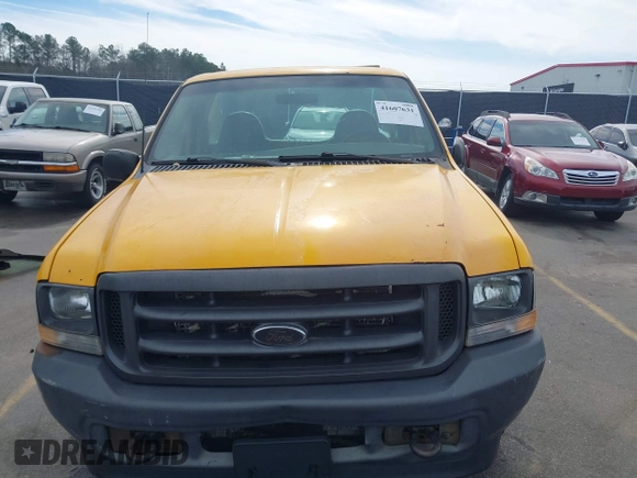 2002 Ford Super Duty F-250 XL with VIN 1FTNF20LX2EB80202, listed as a IAAI auction lot 41607631 with 342,859 mi miles. Bid and sale history available at carsss.com. Image 13.