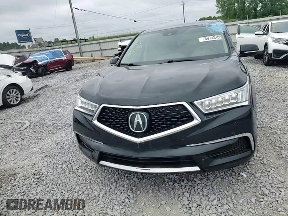 2020 Acura MDX with VIN 5J8YD4H33LL045533, listed as a Copart auction lot 59748405 with 41,649 mi miles and Salvage title. Bid and sale history available at DreamBid. Image 14.