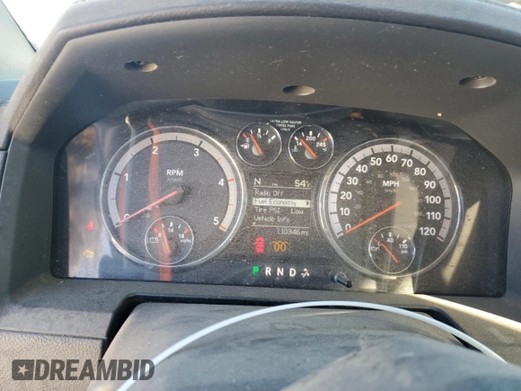 2012 Ram 2500 Laramie with VIN 3C6UD5FLXCG281400, listed as a Copart auction lot 87224734 with 110,346 mi miles and Salvage Title. Bid and sale history available at carsss.com. Image 9.