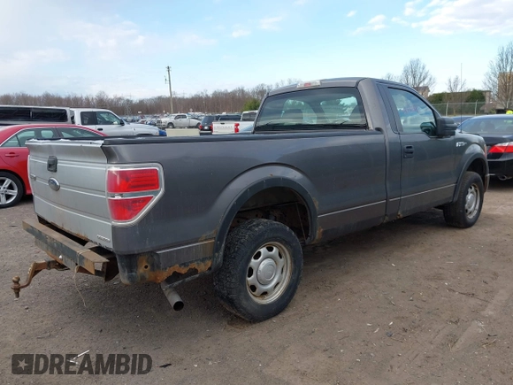 2010 Ford F-150 XL with VIN 1FTMF1C8XAKA97981, listed as a IAAI auction lot 41823694 with 123,028 mi miles. Bid and sale history available at carsss.com. Image 4.