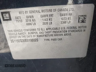 2014 Chevrolet Impala LTZ with VIN 2G1155S36E9198020, listed as a IAAI auction lot 42105955 with 232,126 mi miles and . Bid and sale history available at DreamBid. Image 9.