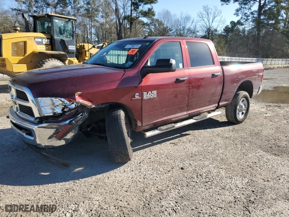 2018 Ram 2500 Tradesman with VIN 3C6UR5CLXJG232510, listed as a Copart auction lot 47760015 with 103,779 mi miles and Salvage Title. Bid and sale history available at carsss.com. Image 1.
