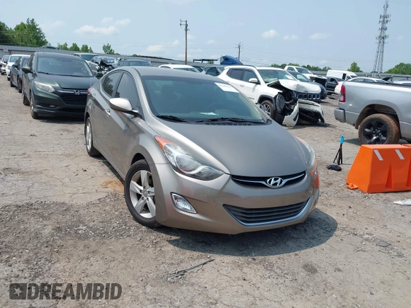 2013 Hyundai Elantra GLS with VIN 5NPDH4AE9DH441145, listed as a IAAI auction lot 42348156 with 111,049 mi miles and . Bid and sale history available at DreamBid. Image 1.