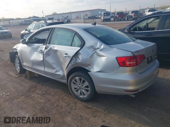 2015 Volkswagen Jetta SE with VIN 3VWD17AJ9FM274069, listed as a IAAI auction lot 42103263 with 76,984 mi miles and . Bid and sale history available at DreamBid. Image 3.