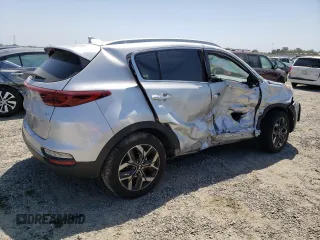 2020 Kia Sportage EX with VIN KNDPN3AC8L7780402, listed as a Copart auction lot 55964355 with 91,728 mi miles and Salvage title. Bid and sale history available at DreamBid. Image 3.