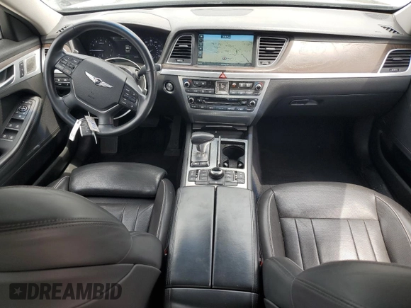 2018 Genesis G80 3.8L with VIN KMHGN4JE4JU268346, listed as a Copart auction lot 54949555 with 88,503 mi miles and Salvage title. Bid and sale history available at DreamBid. Image 8.