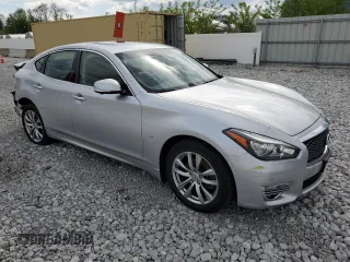2015 Infiniti Q70 with VIN JN1BY1AR7FM560946, listed as a Copart auction lot 56323775 with 48,155 mi miles and Salvage title. Bid and sale history available at DreamBid. Image 4.