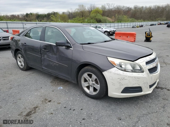 2013 Chevrolet Malibu LS with VIN 1G11B5SAXDF166362, listed as a Copart auction lot 53632555 with 161,180 mi miles and Salvage Title. Bid and sale history available at carsss.com. Image 4.