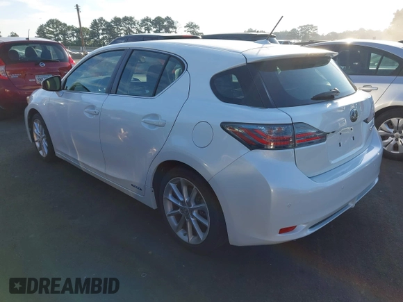 2013 Lexus CT 200h with VIN JTHKD5BH3D2130375, listed as a IAAI auction lot 42659121 with 177,214 mi miles and . Bid and sale history available at DreamBid. Image 3.
