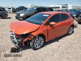 2023 Toyota Corolla Hatchback SE with VIN JTND4MBE5P3214007, listed as a Copart auction lot 70219754 with 13,973 mi miles and Salvage Title. Bid and sale history available at carsss.com. Image 1.