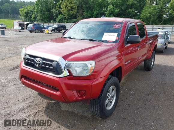2014 Toyota Tacoma with VIN 3TMMU4FN8EM068048, listed as a IAAI auction lot 42548095 with 126,332 mi miles and . Bid and sale history available at DreamBid. Image 6.