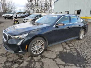 2024 BMW 5 Series 530i with VIN WBA43FJ00RCS11928, listed as a Copart auction lot 44305455 with 18,050 mi miles and Clean Title. Bid and sale history available at carsss.com. Image 1.
