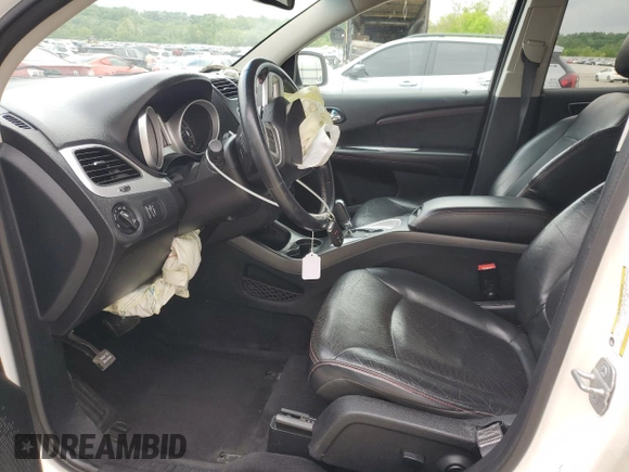 2014 Dodge Journey R/T with VIN 3C4PDCEG0ET309861, listed as a Copart auction lot 55318185 with 185,526 mi miles and Salvage title. Bid and sale history available at DreamBid. Image 7.