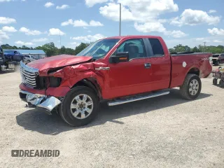 2010 Ford F-150 XL with VIN 1FTFX1EV3AKE10412, listed as a Copart auction lot 61090055 with 225,186 mi miles and Salvage title. Bid and sale history available at DreamBid. Image 1.