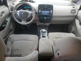 2012 Nissan LEAF SL with VIN JN1AZ0CP4CT019594, listed as a Copart auction lot 43593215 with 62,110 mi miles and Clean Title. Bid and sale history available at DreamBid. Image 8.