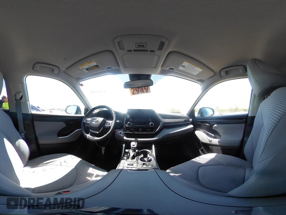 2022 Toyota Highlander LE with VIN 5TDBZRBH5NS580954, listed as a IAAI auction lot 42103401 with 40,391 mi miles and . Bid and sale history available at DreamBid. Image 18.
