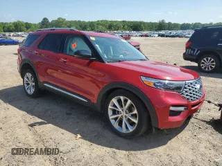 2022 Ford Explorer Platinum с VIN 1FM5K8HC9NGA75383, выставлен на аукционе Copart как лот 54702175 с пробегом 65 848 миль миль и Списание • Salvage title. История ставок и продаж доступна на DreamBid. Изображение 4.