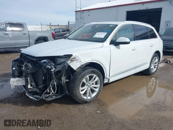 2017 Audi Q7 Premium Plus with VIN WA1LAAF70HD042719, listed as a IAAI auction lot 41653074 with 52,287 mi miles. Bid and sale history available at carsss.com. Image 18.