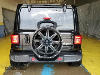 2021 Jeep Wrangler Unlimited Sahara with VIN 1C4JJXP60MW708191, listed as a Copart auction lot 60759345 with 24,610 mi miles and Clean title. Bid and sale history available at DreamBid. Image 6.